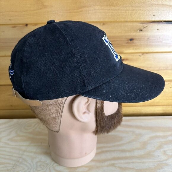 Vintage Walt Disney Mickey Co Big M Strapback Dad Hat Cap black - Picture 3 of 7